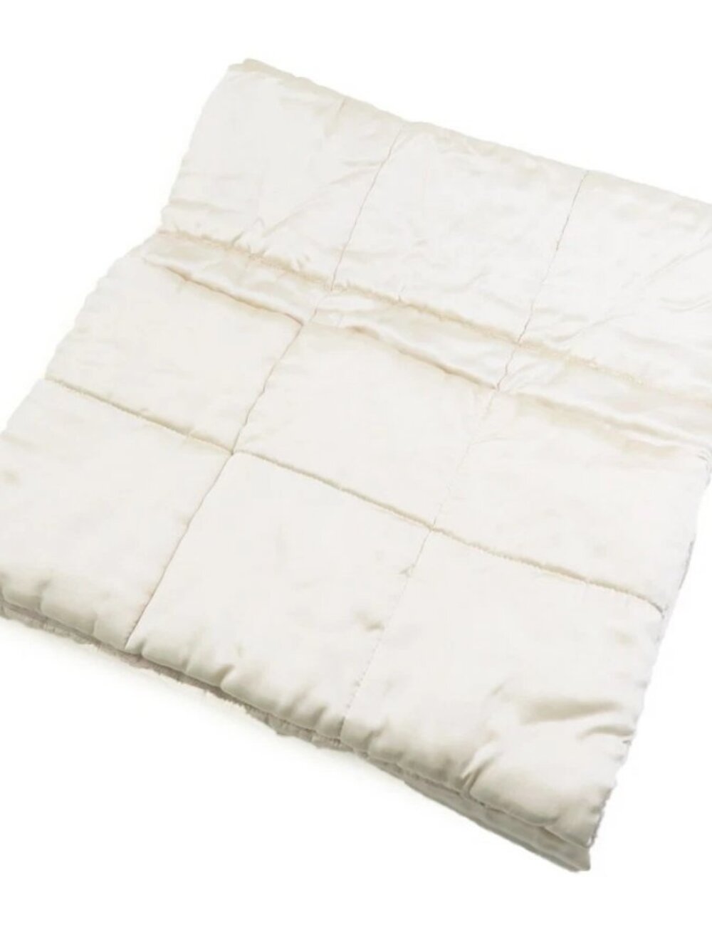 CHANEL Stole Shawl Scarf Beige Silk/Wool